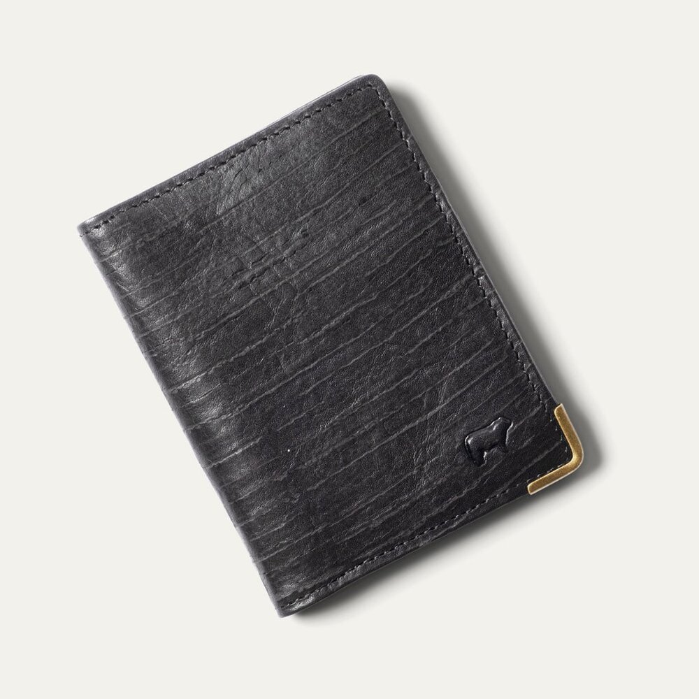WILLIAM Italian Leather Twofold Card Case
